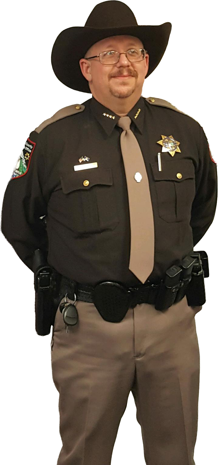 Sheriff-Coroner Steve Holton in uniform